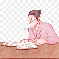 教师节老师批改作业