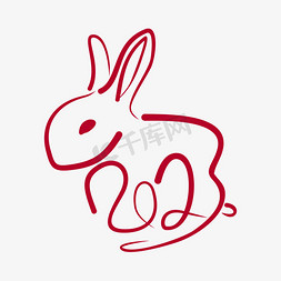 兔子卡通卡通兔子免抠艺术字图片_2023卡通矢量