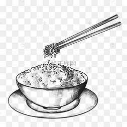 用大米之类的食物作画图片