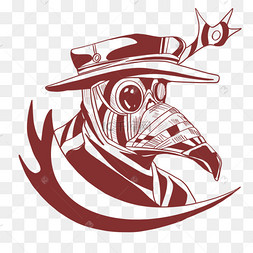 中世纪瘟疫鸟嘴医生酷炫帅气