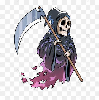 镰刀死神黑暗卡通