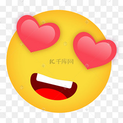 卡通爱心眼