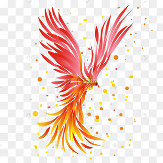 凤凰渐变抽象风格