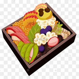 日本新年料理食盒美食