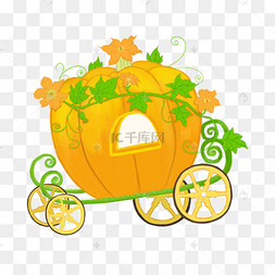 南瓜车灰姑娘卡通童话