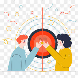 网络生活方式页面人物商务男女下载 png下载eps理发师和女人卡通下载