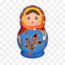 俄罗斯套娃侧面图