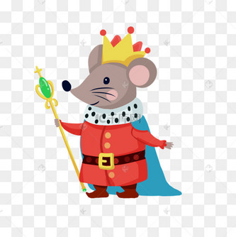 老鼠国王胡桃夹子动物卡通风格