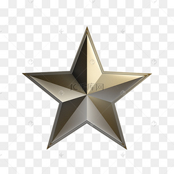 银色五角星