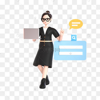 办公人物女图片_办公人物女设计图片素材大全-千库网