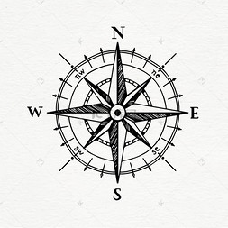 罗盘指南针矢量