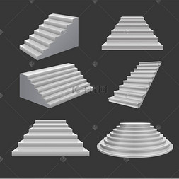 建筑楼梯插图.