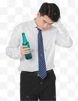 醉酒酗酒男人商务应酬