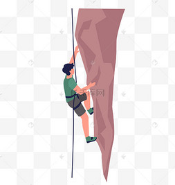 手绘可爱的小猴子免抠图暑假安全驾驭不要攀爬栅栏卡通有趣的猴子跑上