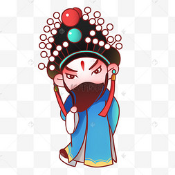 戏剧戏曲人物卡通角色