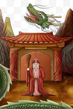 青龙节土地庙土地公