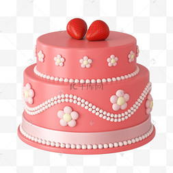 高清背景图片生日草莓蛋糕海报设计生日草莓蛋糕ppt模板生日草莓蛋