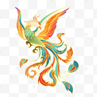 凤凰神兽神话动物飞鸟祥瑞