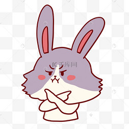 卡通兔子表情包不行