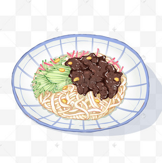 老北京美食炸酱面刀削面重庆小面