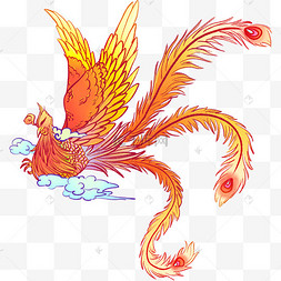 金色凤凰png