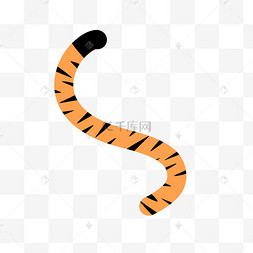 卡通老虎春节虎年虎爪老虎拜年手势新年虎年红金老虎剪纸标题框标题栏