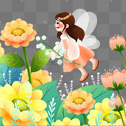 春天花海春姑娘铃兰雏菊