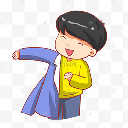 像孩子一样的绘图男孩穿衣服新衣春节幼儿孩子儿童卡通人物男孩儿童