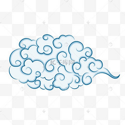 矢量中国风古风古典祥云