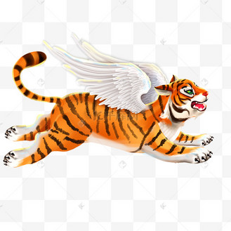 虎年微立体老虎如虎添翼