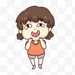 女孩坏笑表情包