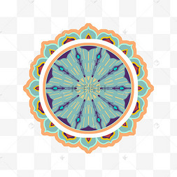 敦煌圆形佛像背景