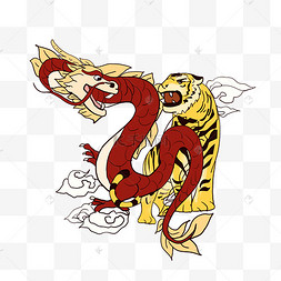 虎年新年成语生龙活虎老虎