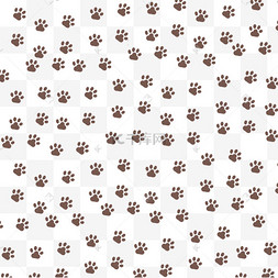 动物爪子爪印脚印底纹敦煌神兽鹿小白猫猫爪爪印上古神兽小鹿行走的