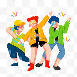 热闹的兔年卡通装饰大吉春节过年热闹喜庆迎新年元宵节元宵花灯赏花灯