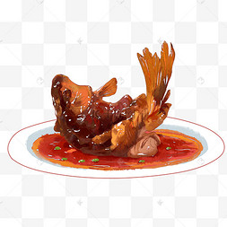 中华美食红烧鱼
