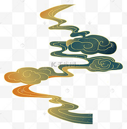 复古云素材图片-复古云素材图片素材免费下载-千库网