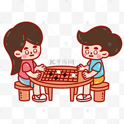 棋牌游戏下棋对战人物