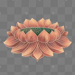 国潮莲花座坐莲蒲团