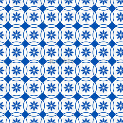 青花瓷创意陶瓷花面纹样青花传统底纹国风青花瓷纹理青花瓷创意陶瓷