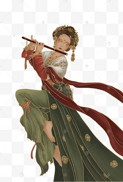 敦煌壁画飞天仙女
