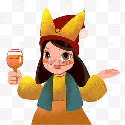 酒杯女孩