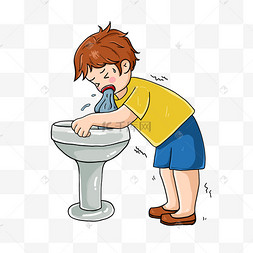 呕吐身体不适健康问题