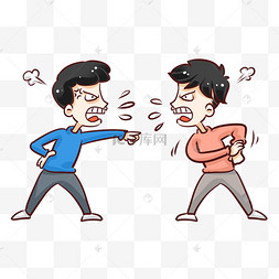 吵架朋友不和吵架可爱的小男孩和他的朋友握手露营野餐野炊唱歌聚会