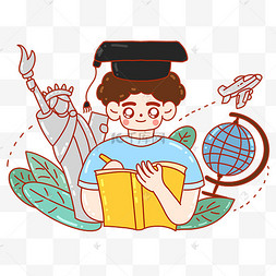 海外留学华侨节华侨地球湖蓝打扫家用窗刮湖蓝色订购电话卡通风巴黎