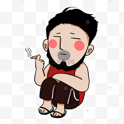 手绘卡通禁烟戒烟广告抽烟烟雾骷髅白色烟雾气体禁止吸烟戒烟香烟烟丝