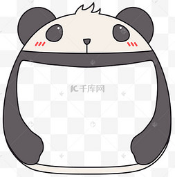 熊猫动物边框