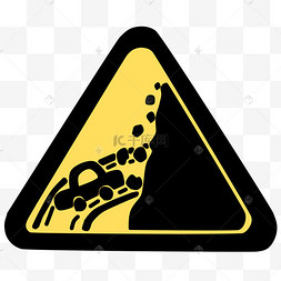 警示牌山体滑坡