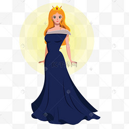 皇后国际象棋主题元素图标元素小丫头皇后后宫皇妃子q版皇妃娘娘q版皇