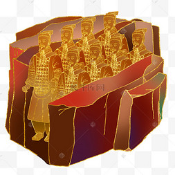 兵马俑元素